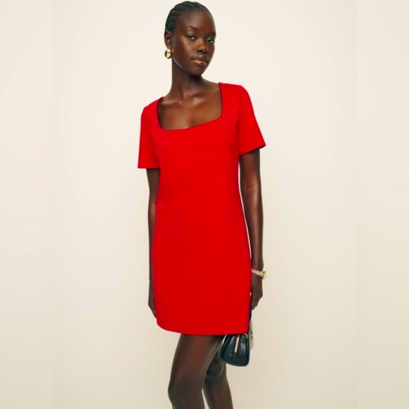 Reformation Red Mini Dress - Picture 1 of 10